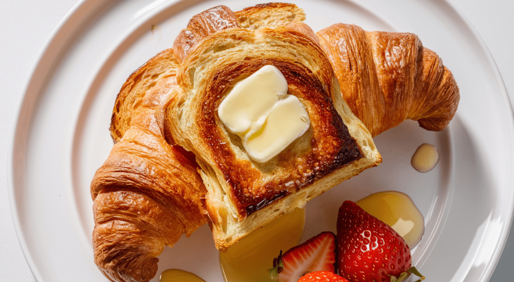 How Do You Eat a Croissant Toast?