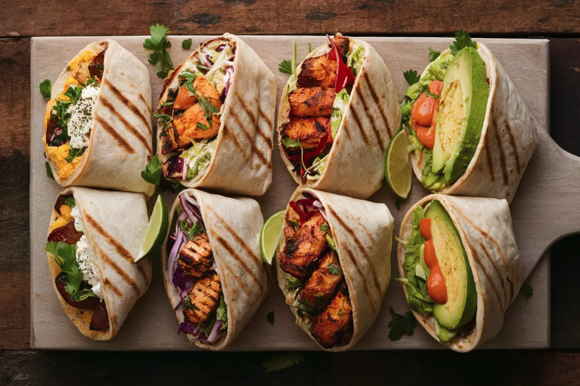 Grilled Chicken Wrap Variations