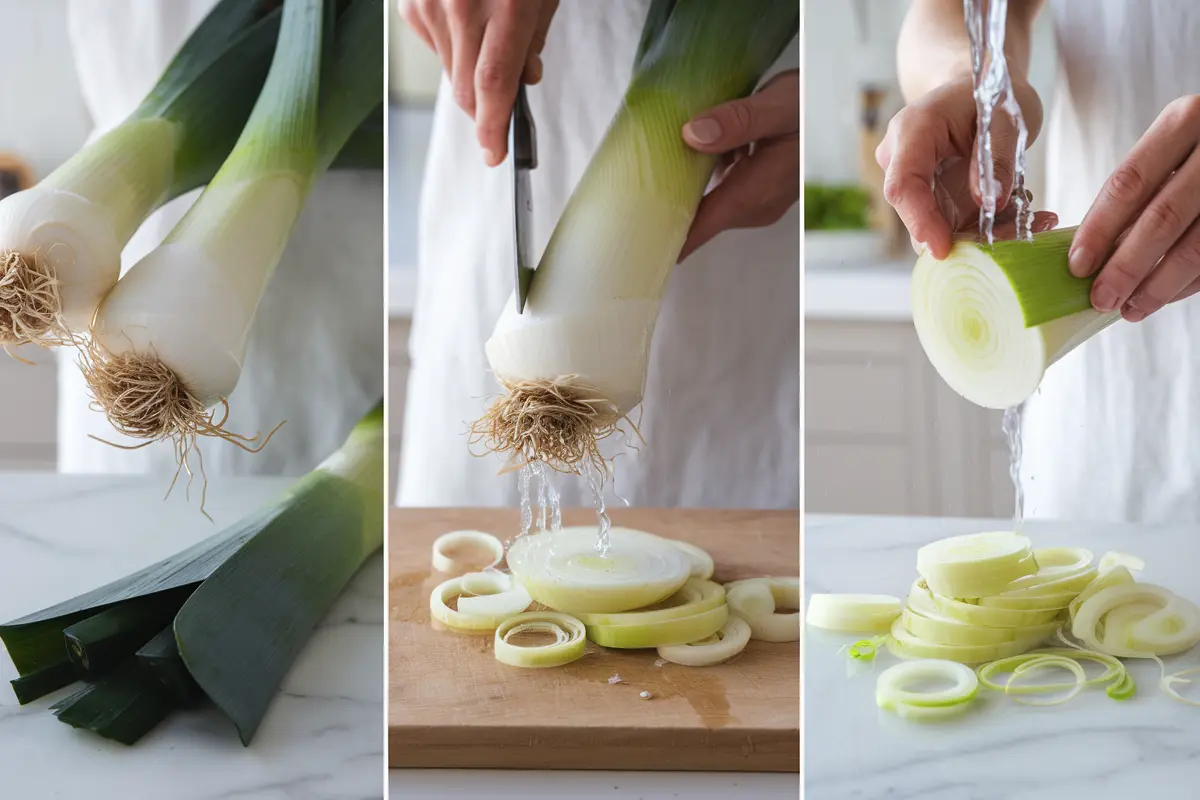 How to Prepare Leeks for Soup